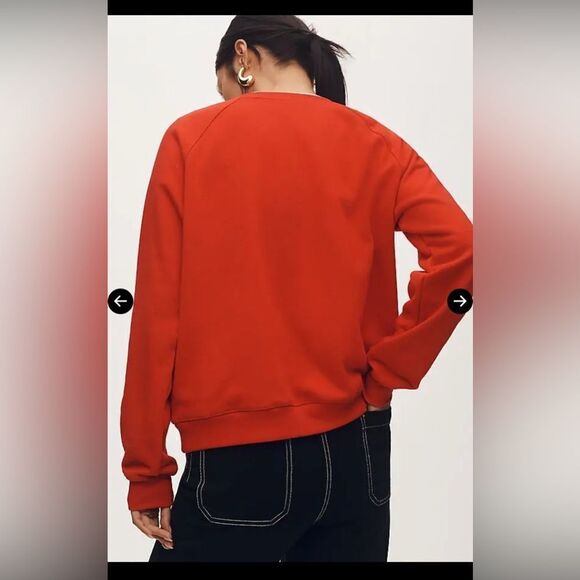 Anthropologie Daniela Berkout More Amore Sweatshirt Size XS - Picture 2 of 4